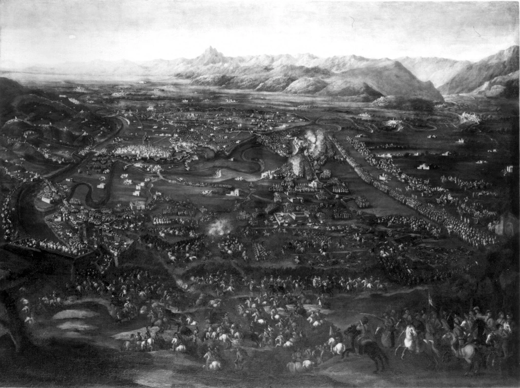 Veduta dell'assedio di Torino del 1706 - Palazzo Reale, Torino